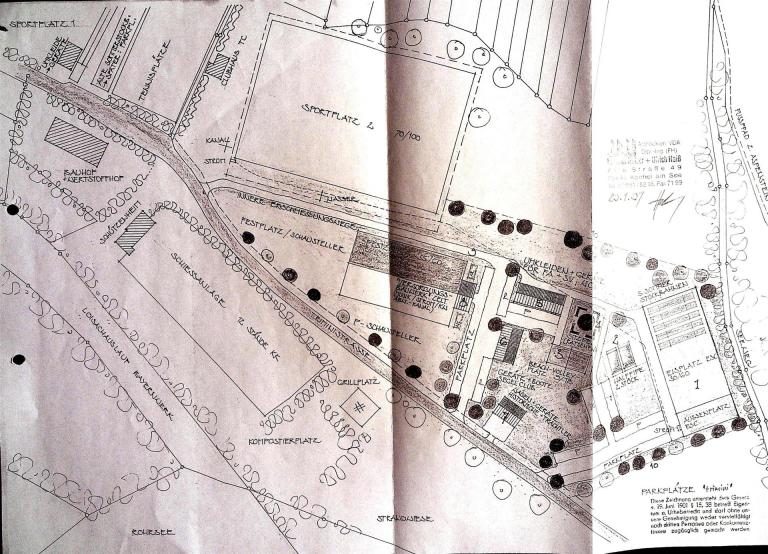 1997 - Planung eines Sport- und Vereinszentrums