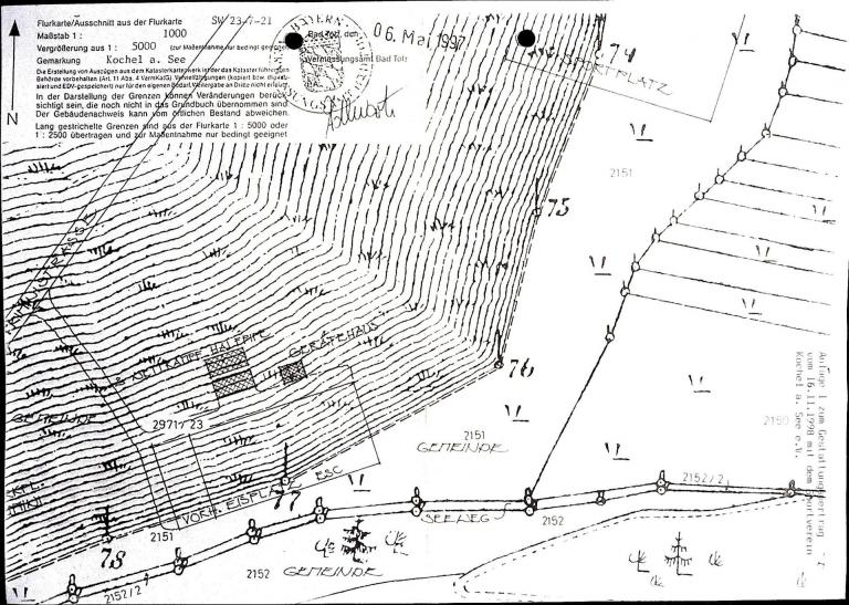 1998 - Gestattungsvertrag für die Fläche an der trimini-Straße - 2