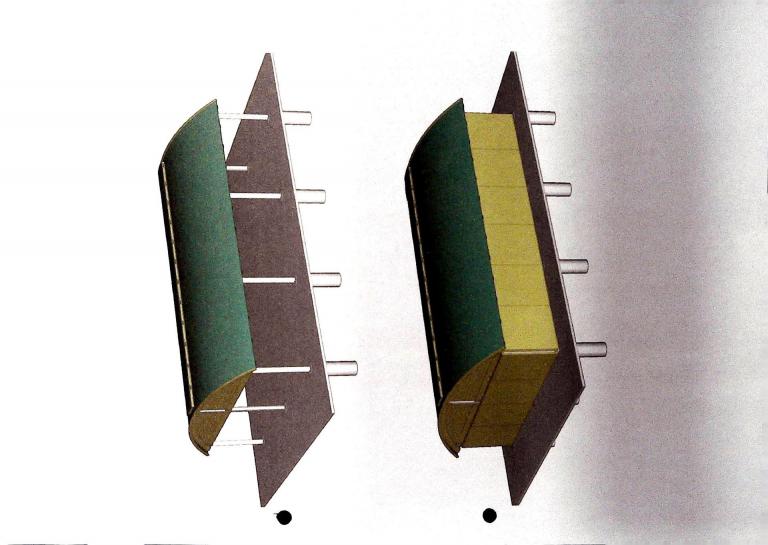 2002 - Bauplan Boulehalle - 1