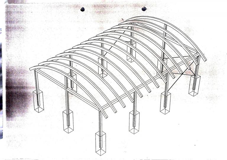 2002 - Bauplan Boulehalle - 4