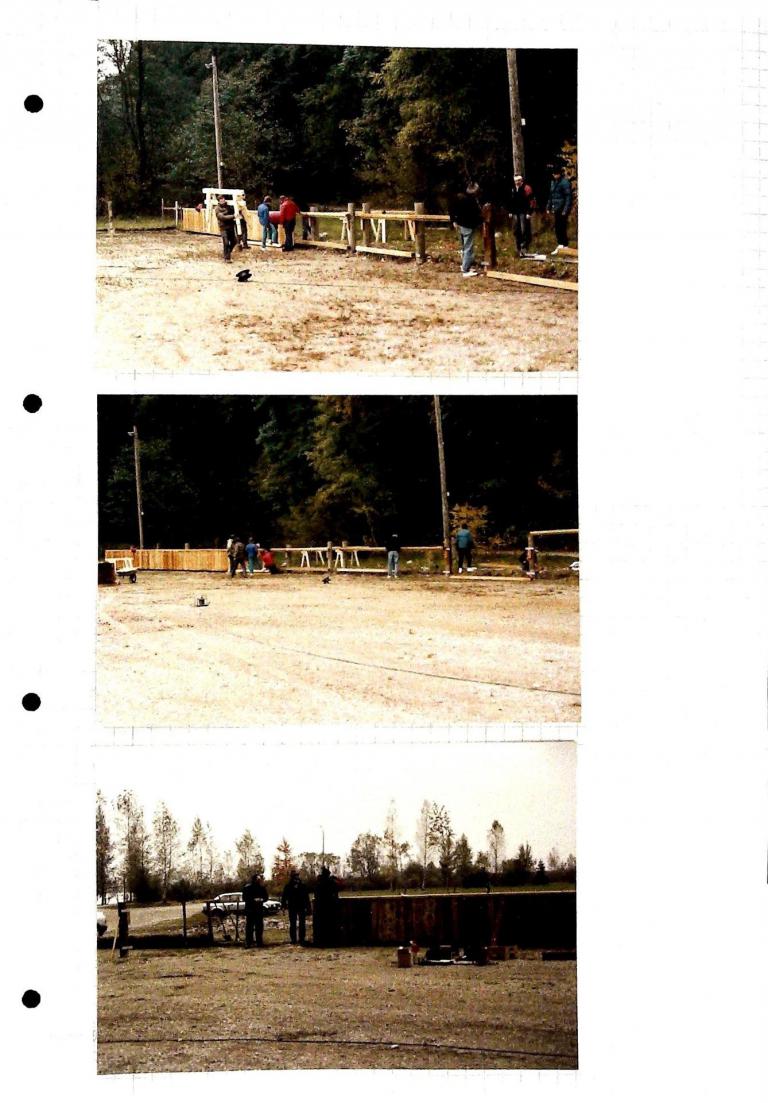 1991 - Fotos vom Aufbau des Eisplatzes - 3