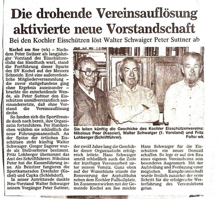 1989 - Jahreshauptversammlung